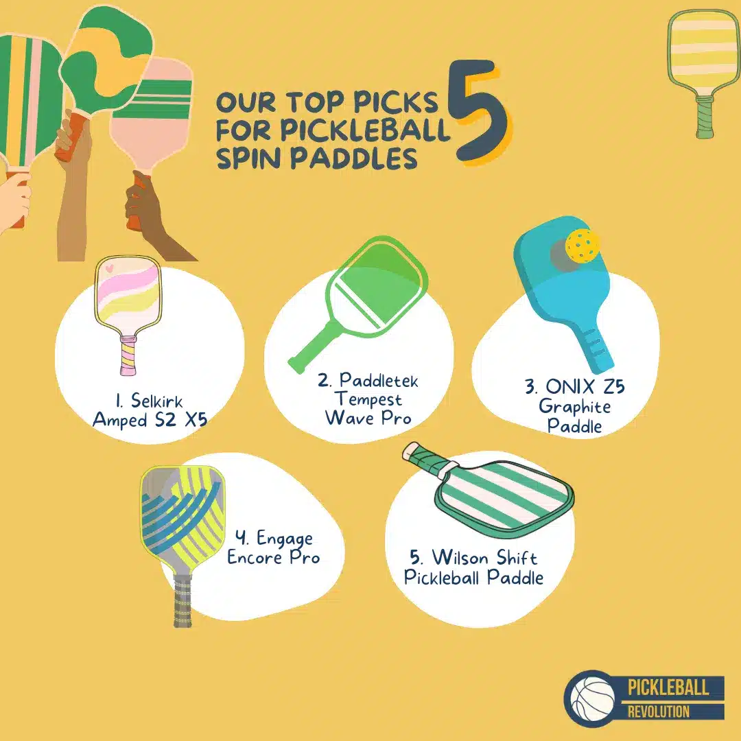 A graphical representation of pickleball spin paddles top picks A graphical representation of pickleball spin paddles top picks