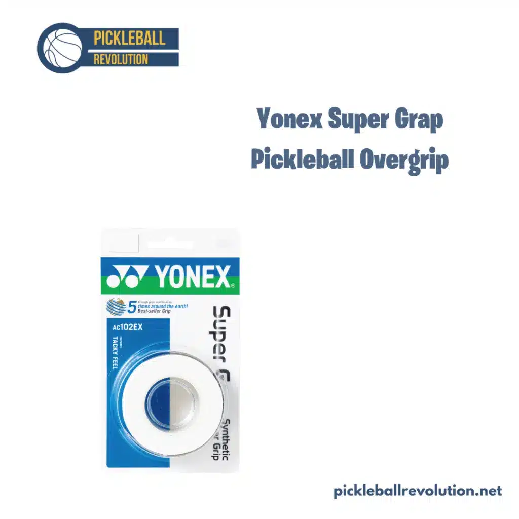 A view of Yonex Super Grap pickleball overgrip x