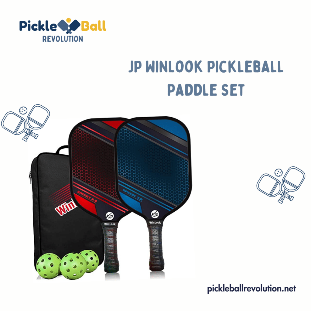 A view of JP WinLook Pickleball Paddle Set